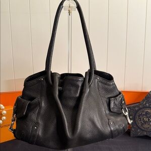 Cole Haan Black Leather Hobo